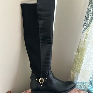 Tommy Hilfiger Black Over the Knee Boots